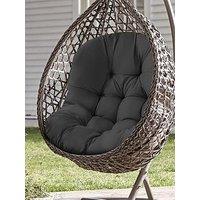 Living And Home Basic Hanging Egg Chair Cushion - Black