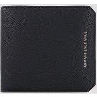 Armani Exchange Alex Bifold Coin Pocket Wallet - Black