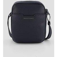 Armani Exchange Alex Pu Crossbody Bag - Black