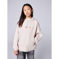 Smallsaints Girls' Amore Underground Graphic Hoodie - Pink