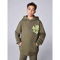 Smallsaints Boys Orlando Overhead Graphic Hoodie - Green