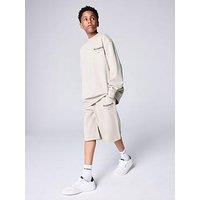 Smallsaints Boys Underground Sweatshirt & Shorts Set - Neutral