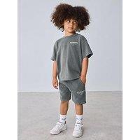 Smallsaints Younger Boys Underground Washed Short Sleeve T-Shirt - Grey