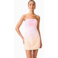 Elliatt Lumira Strapless Mini Dress - Pink