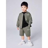 Smallsaints Jacket Top And Shorts 3 Set - Green