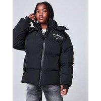 Smallsaints Girls Underground Short Padded Coat - Black