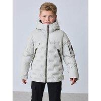 Ted Baker Boys Heatseal Padded Coat - Grey