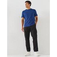 Armani Exchange All Over Tonal Logo T-Shirt - Bright Blue