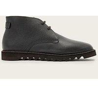 Allsaints Mens Leather Lace-Up Chukka Boots - Brown