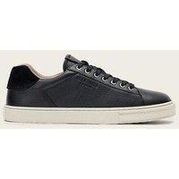 Allsaints Tucker Low Top Leather Trainers - Black
