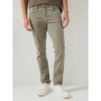 Armani Exchange Mens Slim Fit Jeans - Beige