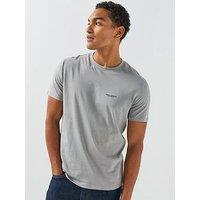 Armani Exchange Garage Back Graphic T-Shirt - Grey
