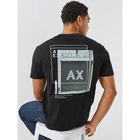 Armani Exchange Garage Back Graphic T-Shirt - Black