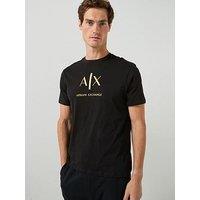 Armani Exchange Men'S Slim Fit T-Shirt In Cotton Jersey - Black