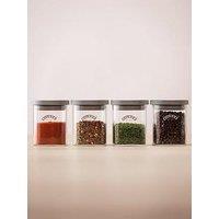 Kilner Fresh Storage 4Pce Spice Jar Set 0.16 Litre