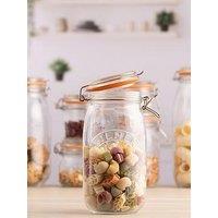 Kilner Set Of 4 Clip Top Round Jars 1.5 Litre