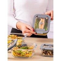 Kilner New Fresh Storage Rectangle 0.63L Set Of 3