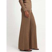 River Island Texture Wide Leg Trouser