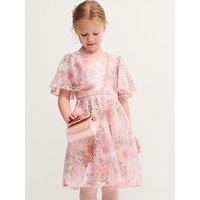 Monsoon Girls Fern Floral Printed Sequin Dress