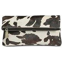 Jones Bootmaker Whylie Fold Over Clutch- Cow