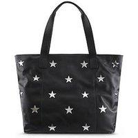 Jones Bootmaker Dayna Star Leather Bag- Black