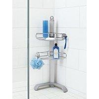 Simplehuman Corner Shower Caddy, Brushed Stainless Steel