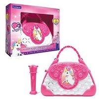 Unicorn Musical Speaker Handbag Design With Mic, Voice Changer And Line-In Cable