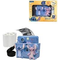Starcam Print, Camera Pack With Instant Printer, 4 Paper Rolls, Neck Strap, 3D Disney Stitch Silicon Pouch And Custom Kit