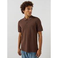 Boss Boss Pallas Short Sleeve Polo - Brown