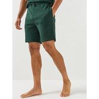Boss Waffle Loungewear Shorts - Dark Green