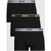 Boss Mens Power Logo Waistband 3 Pack Trunks