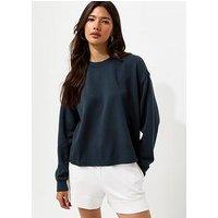 New Look Premium Navy Crew Neck Co-Ord Sweatshirt