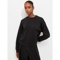 New Look Premium Black Crew Neck Co-Ord Sweatshirt