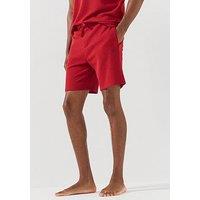 Boss Waffle Loungewear Shorts - Red