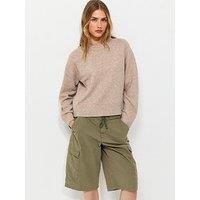New Look Midweight Crew Neck Jumper - Beige