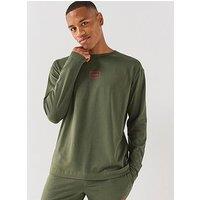 Hugo Laze Loungewear Top - Dark Green