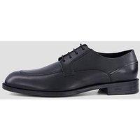 Boss Men'S Leather Derby Shoes - Black