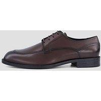 Boss Men'S Tayil Leather Derby Shoes - Brown