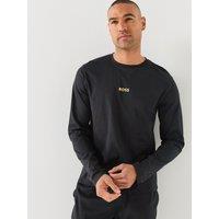 Boss Mens Christmas Regular Fit Cotton Pyjama Set - Black
