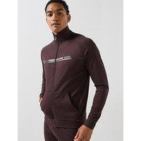 Boss Bodywear Authentic Loungewear Zip Top - Brown