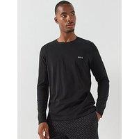 Boss Mix & Match Regular Fit Loungewear Long Sleeve T-Shirt - Black