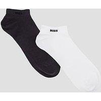 Boss 2 Pack Trainer Liner Socks - Dark Grey