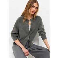 New Look Knitted Meet The Jean Raglan Cardigan - Grey