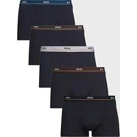 Boss 5 Pack Essential Waistband Trunks
