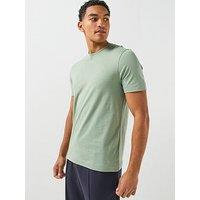 Boss Thompson 01 Chest Logo Regular Fit T-Shirt - Green