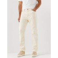 Boss H-Ogden Straight Fit Jean - White