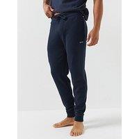 Boss Waffle Cuffed Loungewear Pants - Navy