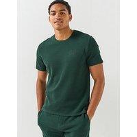 Boss Regular Fit Waffle Loungewear T-Shirt - Dark Green