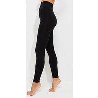 New Look Womens Fleece Lined High Waist Full Length Leggings - Black