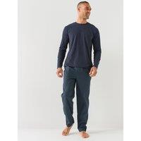 Boss Mens Soft Stretch Pyjama Gift Set - Navy